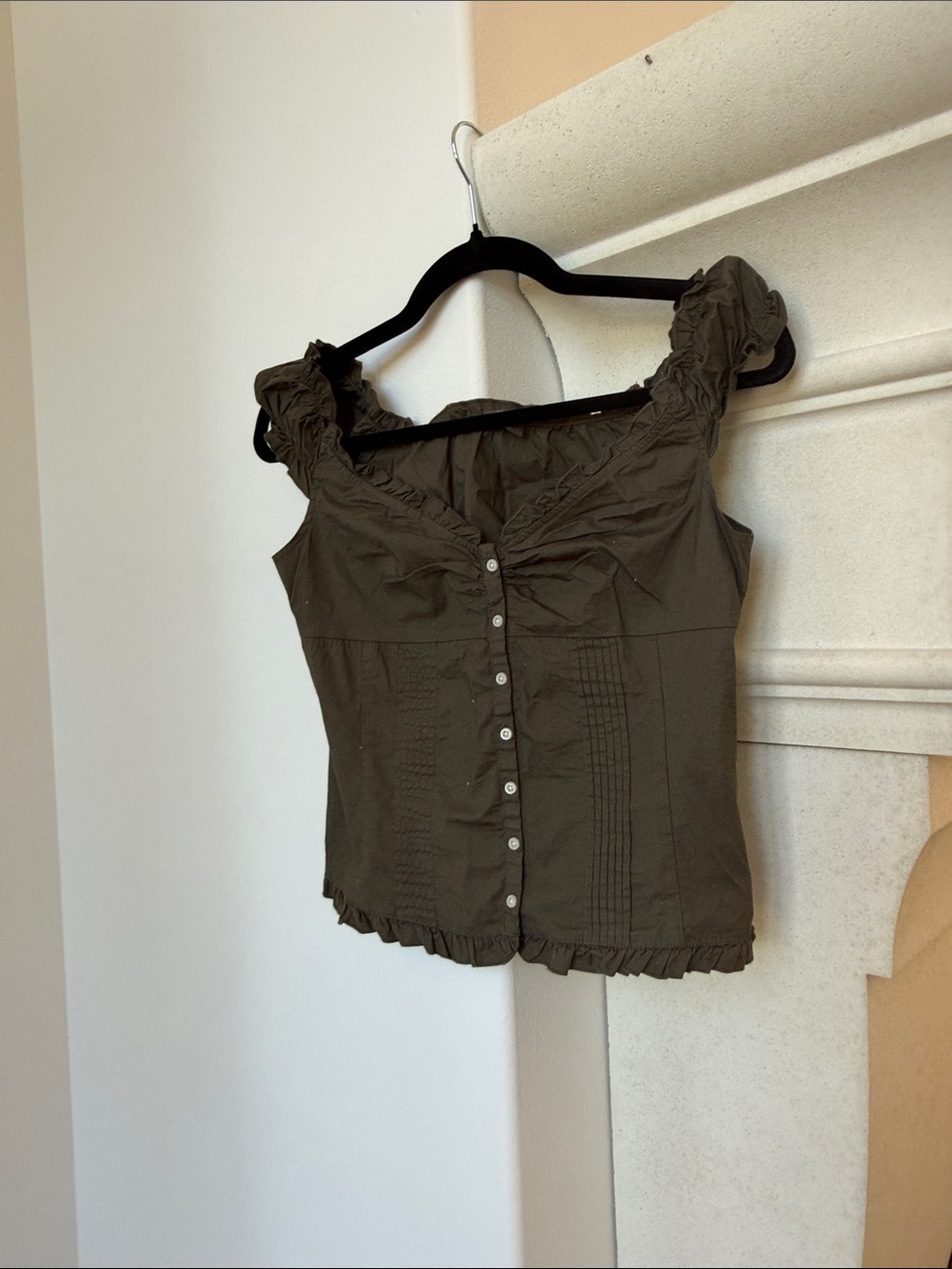 Brandy Melville, Olive khaki Elena top
